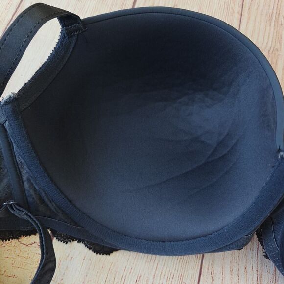 Torrid Lace Overlay Push-Up Demi Bra sz 40D - Picture 7 of 11
